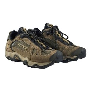 Timberland Women's Trecking Hiking Brown Leather Suede Lace  Up Shoes 6M